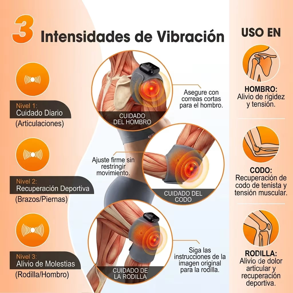Rodillera de Masaje 3 en 1 con Calor